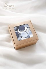 300 Satin Rose Petals in Navy Blue – Perfect for Weddings & Table Centerpieces