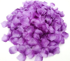 CODE FLORIST 2200 PCS Light Purple Silk Rose Petals,Lavender Petals Lilac Petals