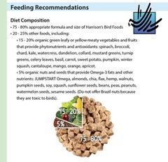 Harrison’s Adult Lifetime Fine Bird Food – 5lb Organic Non-GMO Formula