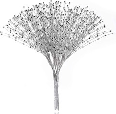 50Pcs Beaded Stick Bride Wedding Pearl Bouquet Party Decoration (Silver)