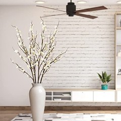 4Pcs Cherry Blossom Branches Artificial Flowers for Spring Summer Indoor White