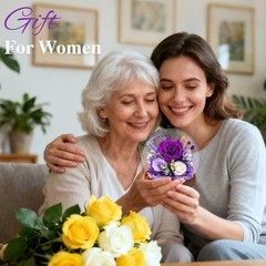Purple Rose Gifts for Mom Birthday Women | Forever D1-