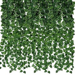 Fake Vines for Room Decor 24 Pack 168ft A-24pcs of Vines with 0 LED lights