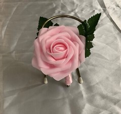 Custom made real touch rose boutonniere…..you choose color
