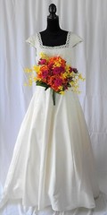 Beautiful and Bright Spring Garden Faux Silk Wedding Bouquet