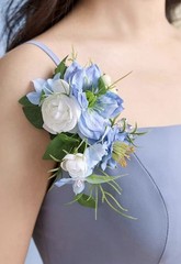 2Pcs Wedding Shoulder Corsage Artificial Flowers, Girl/Mother Homecoming/Prom Co