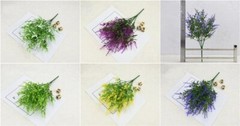 US 4p Artificial Wheat Grass Faux Flower for Home & Garden Decor Party Ornament