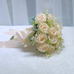 Artificial Wedding Flowers Silk Bridesmaids Bouquet Posy Holding Bride Bouquet
