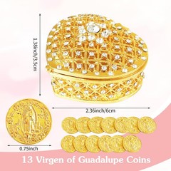 LAIAMER Wedding Arras Coins Set – Para Boda Catolica, De Style-1