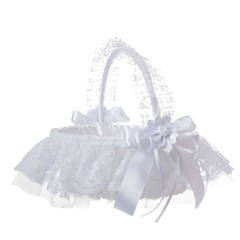 Exquisite Flower Basket Wedding Flower Girl Basket Lightweight for Rose Petals