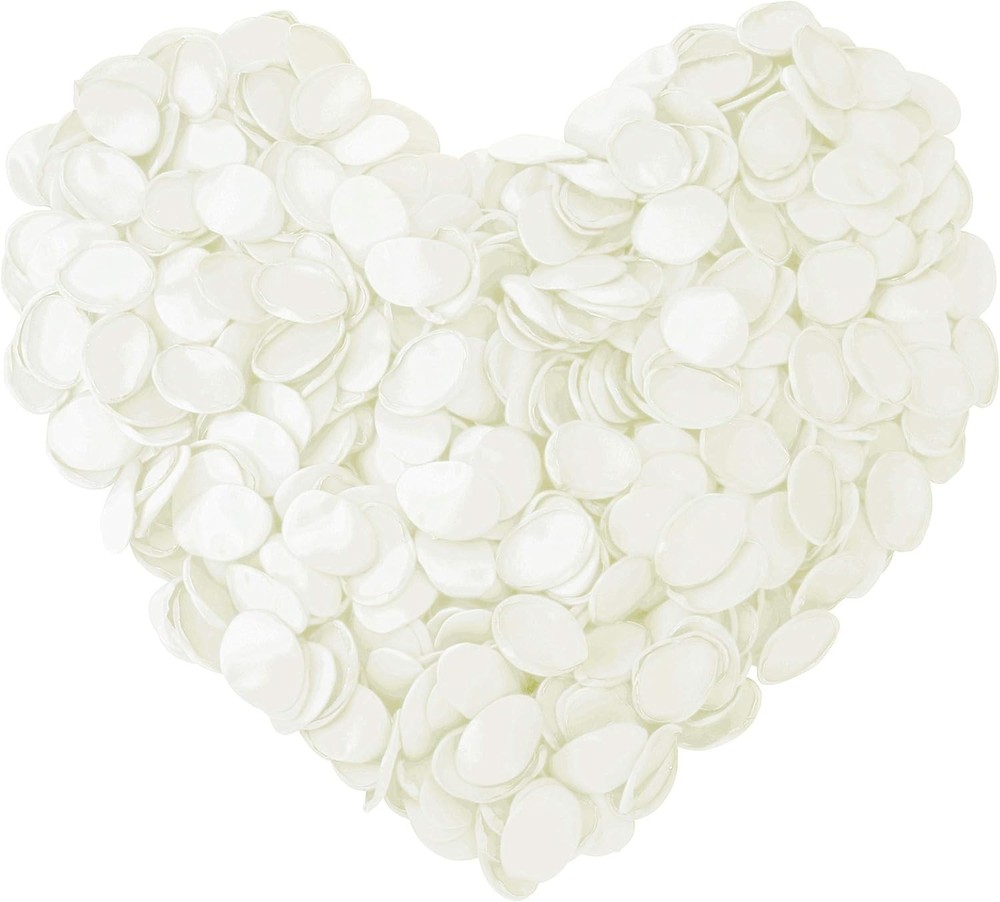 200pc Ivory White Premium Artificial Silk Rose Petals Flower Scatter Wedding