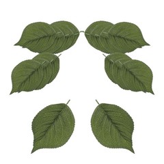 Hydrangea Fake Leaves 50 Pcs Artificial Plants Greenery Decorations