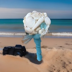 Natural Seashell Wedding Bouquet, Forever Keepsake, Beautiful One Of A Kind