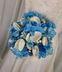 Beach Baby Blue Wedding Bouquet