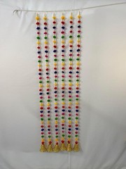 20 PC Multicolor Indian pom pom Christmas Wedding Decoration Mehndi functions
