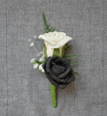 Wedding corsage, wedding buttonhole for guests groom, groomsmen. Variety of colo