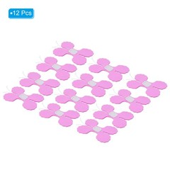 9.8ft 4 Leaf Garland, 12pcs Pink Hanging Paper Flowers for Decoration