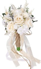 Beautiful 7.5in Silk Bouquet for Bride and Bridesmaids – Lasting Floral Elegance