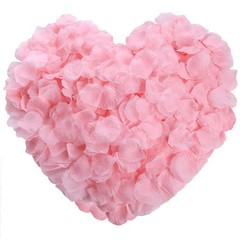 1500PCS Fake Rose Petals, Romantic Decor, Pink, Wedding Party Proposal