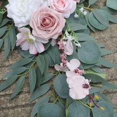 ponatia Artificial Wedding Arch Flowers (Pack of 2), Dusty Rose Wedding Flowe…