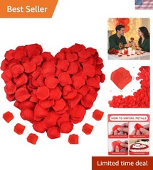 1200 Count Artificial Silk Rose Petals – Ideal for Romantic Nights and Events