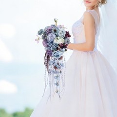 Wedding Bouquet Handheld Decoration Creative for Bride Bridesmaid Lightweight