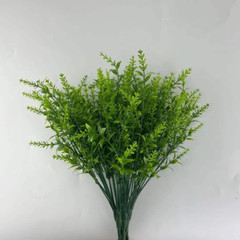 8Bundles Artificial Plants Flowers Fake Outdoor Plastic Faux UV Resistant Decor