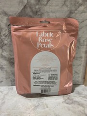 Open Package Fabric Rose Petals White & Pink 200 Pcs Vivitar