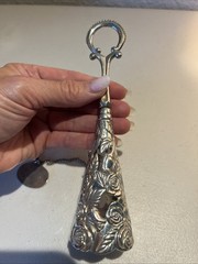 Silver Plated Tussie Mussie Bouquet Holder Preowned