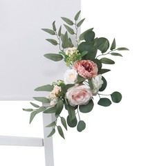 2x Wedding Arch Flowers Artificial Flowers Decoration Craft Wreath Handcraft