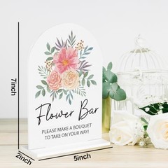 Sign, Bridal Shower Decor Wedding Bouquet Flowers Wedding Flower Bar