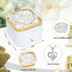 Beferr Birthday Gifts for Women 4.3 inches x x 3.7 inches, White C