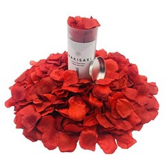 (Pre-Separated, Scented) Artificial Silk Rose Petals for 1000 Count Dark Red