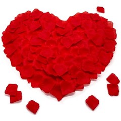 Artificial rose petals romantic bedroom wedding party decor