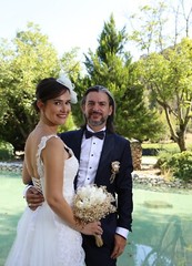 Floral boutonniere, Groom Dried Real Flowers Boutonniere