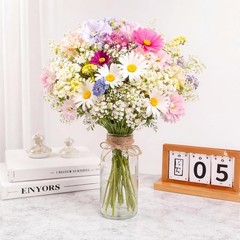 Wildflower Wedding Bouquet Bride Bridesmaid Spring Artificial Wildflowers Bridal