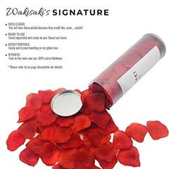 (Pre-Separated, Scented) Artificial Silk Rose Petals for 1000 Count Dark Red