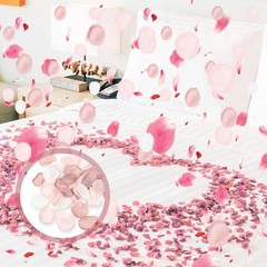 200pcs Flower Petals for Flower Girl,Rose Petals for Wedding,Silk Pink Rose Peta