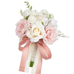 Artificial Flower Bride Bouquet Simulation Handheld Flower for Wedding Event