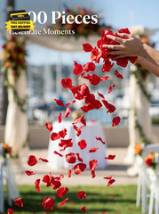 1000 Pcs Artificial Fake Rose Petals,Flower Petals for Romantic Night, Engagemen