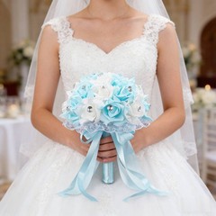 Bridal Flower Arrangement Elegant Design Foam Blossom Flower Arrangement