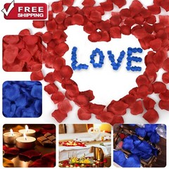 1000Pcs Artificial Fake Rose Petals Wedding Event Romantic Night Party Decor USA