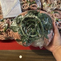 Artificial Flower Centrepieces for Tables – Fake Flowers 10 Pcs Dusty Rose