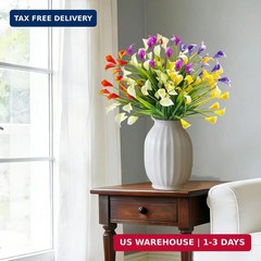 TURNMEON 20 Bundles Calla Lily (400 Heads) Artificial Flowers for Outdoors, Fake