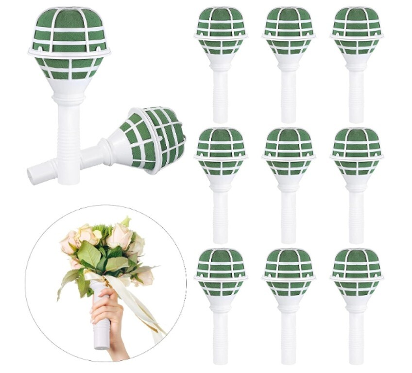 Plant Styrofoam Bouquet Holder 10 Wedding Flower Bouquet Foam Holders