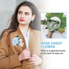 Wrist Corsage Bracelets Prom Flower Bride Bridesmaid Corsages for Wedding