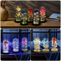 Eternal Rose Flower LED Enchanted Galaxy Rose LED Light Valentine’s Gift For Her