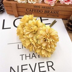 Silk Flower New Color Carnation Headdress Style Small Mori New DIY Material