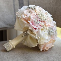 Diamond Floral Pins for Bouquets Corsage Boutonniere Craft Sewing Supplies 2.1