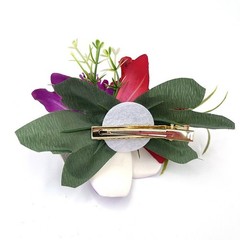 SN-A2-3 Hawaiian Hibiscus Luau Beach Party Tropical Flower Hair Clips 3PCS Set
